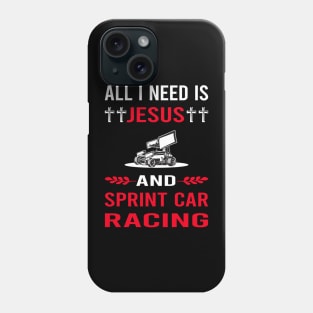 I Need Jesus And Sprint Car Cars Racing Phone Case