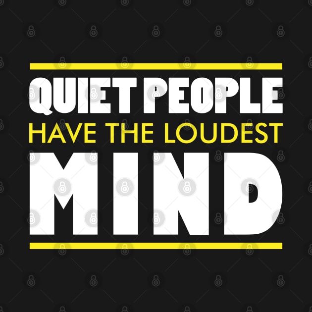 Quiet People Funny Introverts by Hifzhan Graphics