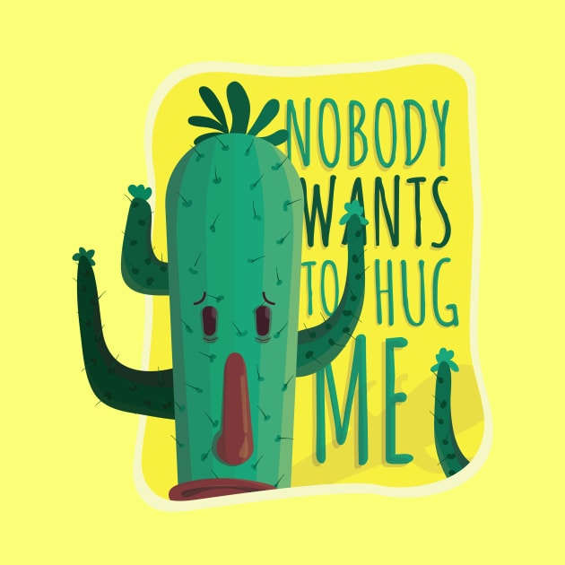 Funny Cactus Cartoon Design by CoolArts