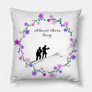 Nicole and Azan - almost there wreath Pillow