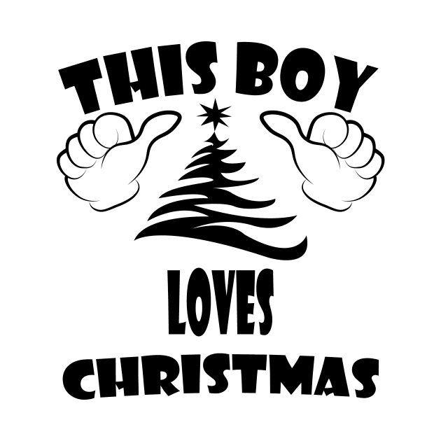 this boy loves Christmas by rashiddidou