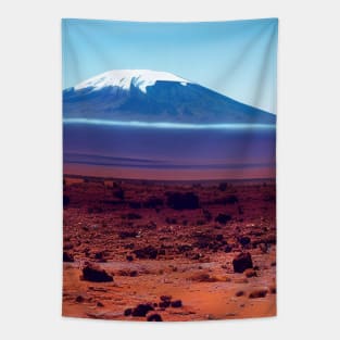 Mount Kilimanjaro's art Tapestry