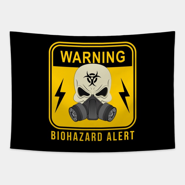 WARNING BIOHAZARD ALERT Tapestry by GP SHOP