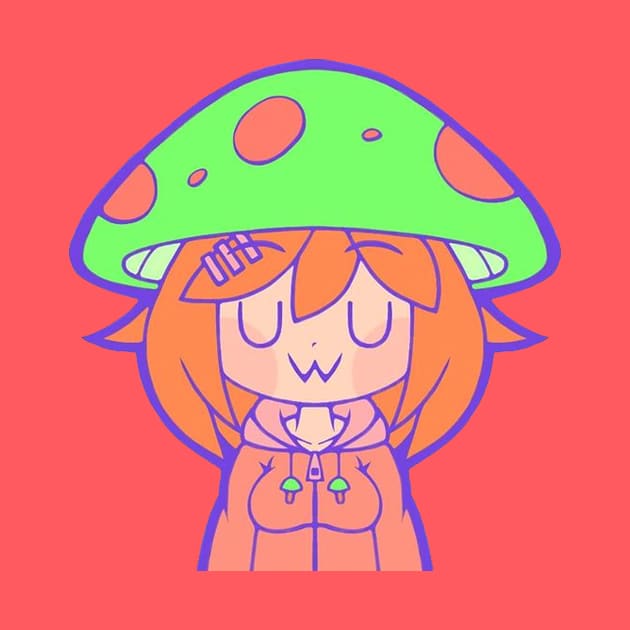 The green mushroom arts by Kikisare21