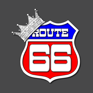 King of the Road Get Your Kicks On Route 66 Highway Roadtrip T-Shirt