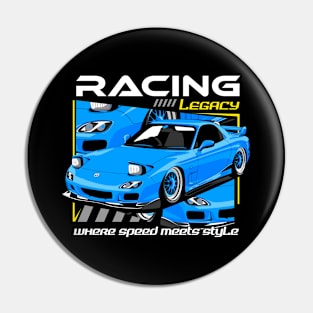 Iconic RX7 Car Pin