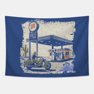 Steel Horse Pit Stop Tapestry