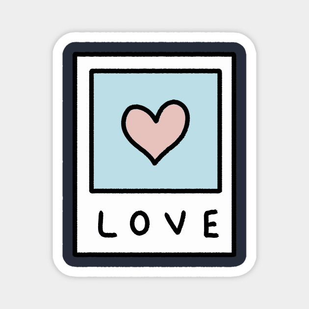 Love in a photograph Magnet by medimidoodles