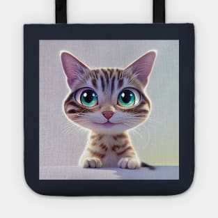 Smiling Kitten Tote