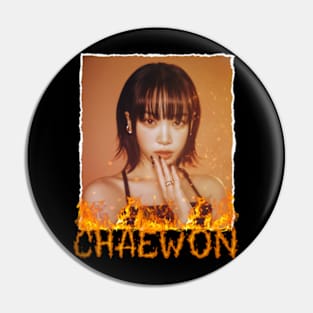 Chaewon Le Sserafim Flame Pin