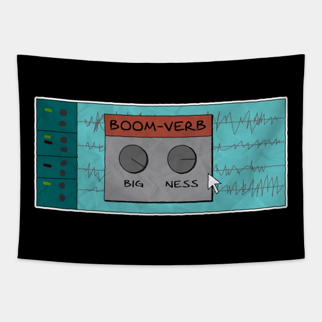 BOOM-VERB vst daw Plug-In Tapestry by RyanJGillComics