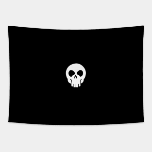 Small skull / Mini skull icon style  (White color best for dark background) - ORENOB Tapestry