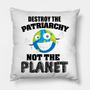 Earth day feminist Pillow