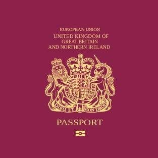 British EU passport Magnet