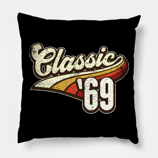 51 Years Old 51st Birthday Gift With Retro Graphic 51st Birthday Ideas Pillow Teepublic