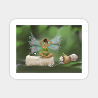 fairy and bubbles Magnet