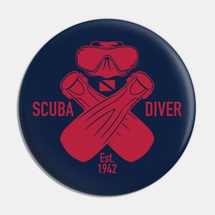 Scuba Diver Pin