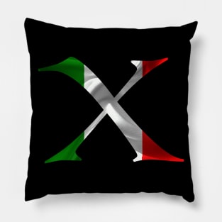 Italy flag X Pillow