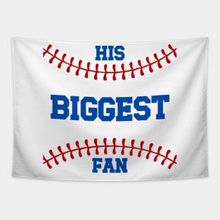 Baseball His Biggest Fan Tapestry