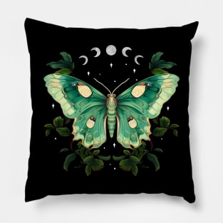 Celestial Luna Moth Pillow