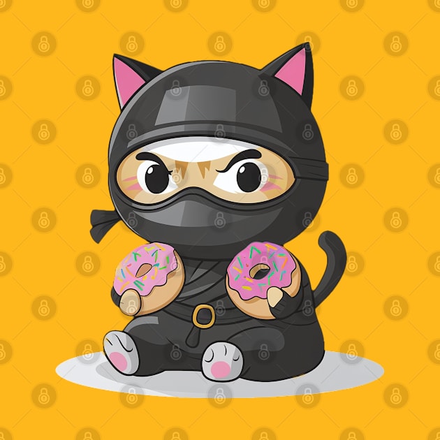 Cute Ninja Cat by PetODesigns