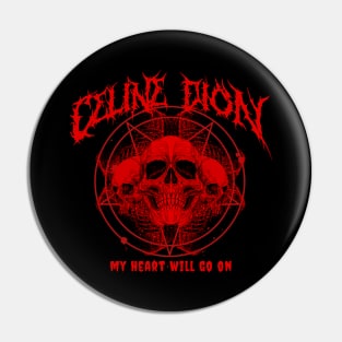 Celine Metal Dion Pin