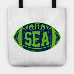 SEA Retro Football - White Tote