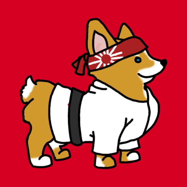 Karate Corgi by EricHoRaw