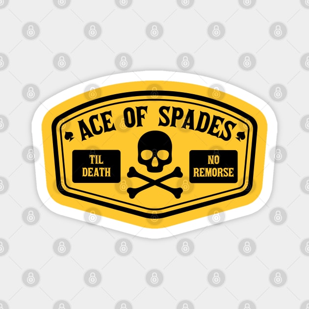 ACE OF SPADES Magnet by artslaves