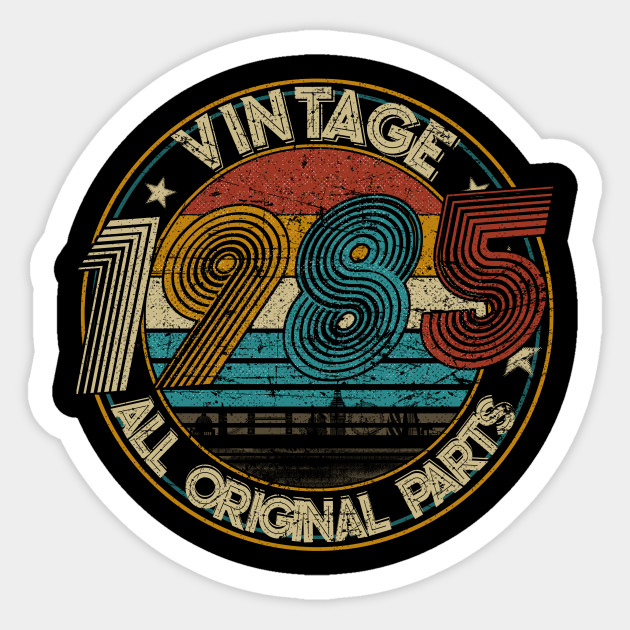Vintage 35th Birthday Gift Tshirt For Men Women Classic 1985