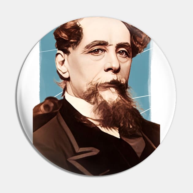 Victorian Writer Charles Dickens illustration Pin by Litstoy 