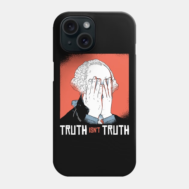 George Washington Facepalm Phone Case by madeinchorley