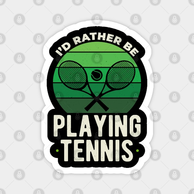 Tennis Funny Magnet by Crea8Expressions