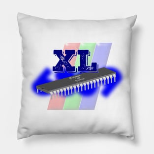 XL 6809 chip background Pillow