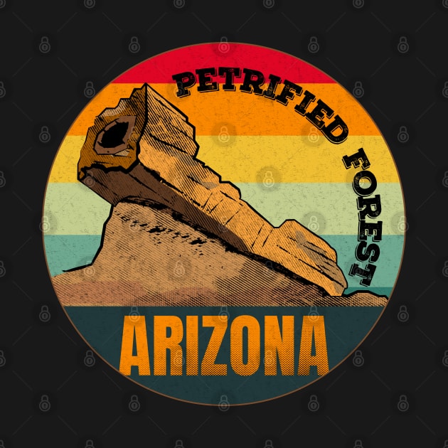 Retro Petrified forest national park by PlusAdore