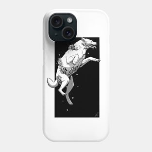 Body horror wolf - flowers Phone Case