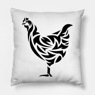 Hen Tattoo Pillow