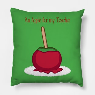 An Apple for My Teacher Pillow