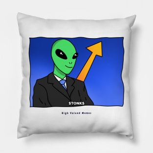 Stonks Pillow