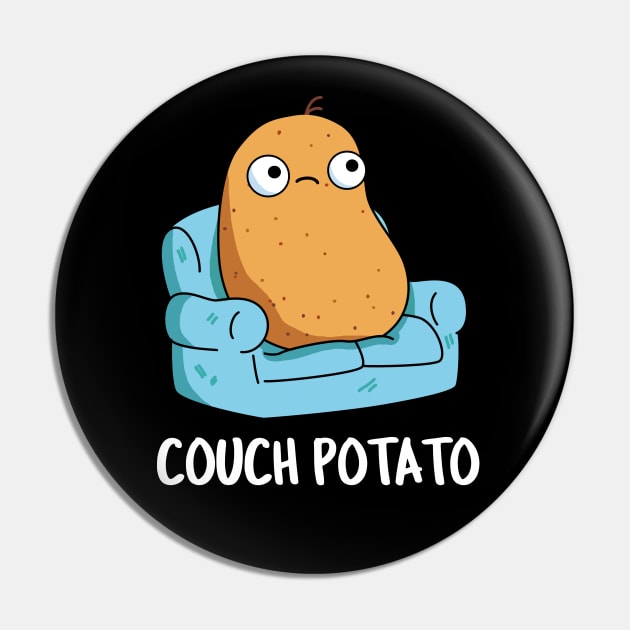 Couch Potato Cute Potato Pun Pin by punnybone