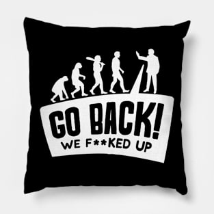 Evolution Go Back Pillow