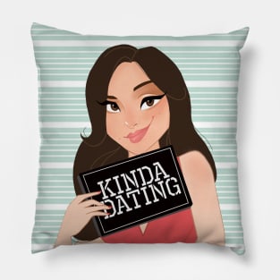 Kinda Dating Logo Pillow