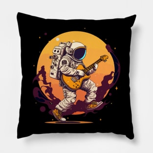 Astronaut Rock Star Pillow