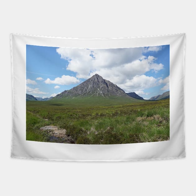 Buachaille Etive Mor Tapestry by goldyart