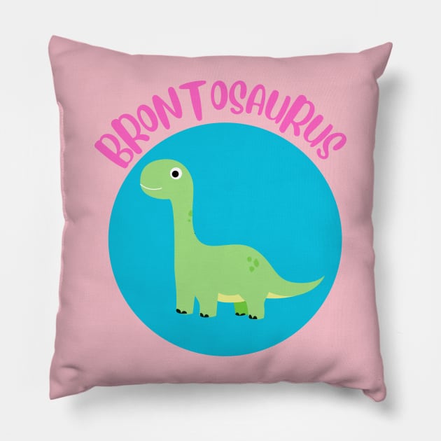 Brontosaurus Pillow by Toywuzhere