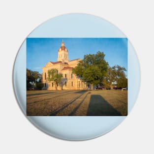 Bandera Historic County Courthouse - Texas by Debra Martz Pin