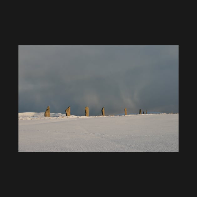 Brodgar Snowstorm by orcadia