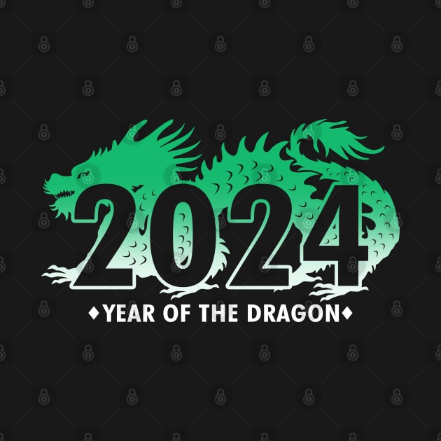 New Year 2024 Year Of The Dragon Cool New Year by BoggsNicolas