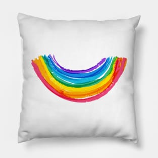 Rainbow Smile Rainbow Colors Pillow