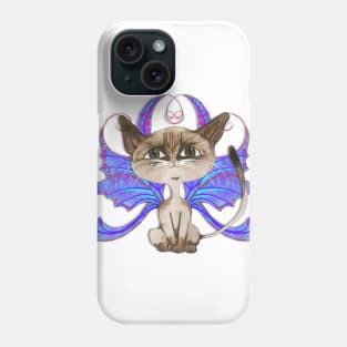 Siamese Fairy kitten Phone Case